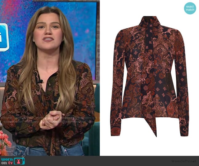 Cara Cara Chili Shirt worn by Kelly Clarkson on The Kelly Clarkson Show