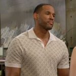 Carter’s wavy print polo on The Bold and the Beautiful