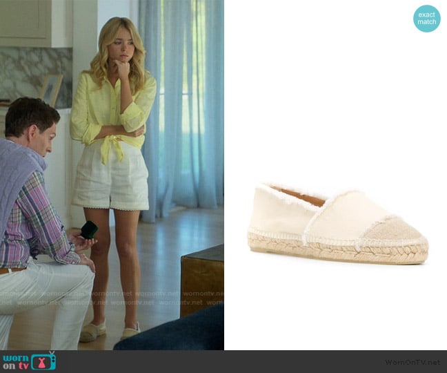 Simone’s canvas slippers on Sirens