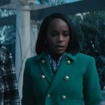 Catherine’s green coat on Grosse Pointe Garden Society