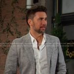 Chad’s light grey blazer on Days of our Lives