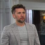 Chad’s light grey blazer on Days of our Lives