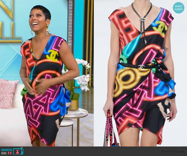 Chanel 2021 Spring Collection worn by Tamron Hall on Tamron Hall Show