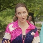 Charlotte’s colorblock lace jacket on And Just Like That