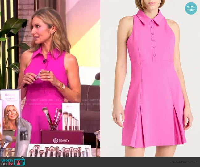 Cinq a Sept Casette Sleeveless Mini Polo Dress worn by Lisa Jauregui on The View