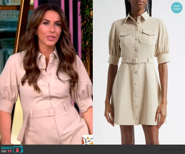 Cinq a Sept Zillah Shirtdress worn by Alyssa Farah Griffin on The View