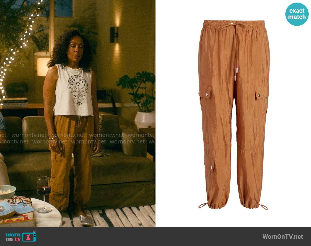 Cinq a Sept Nitsan cargo trousers worn by Dawn Edwards (Karen Pittman) on Forever