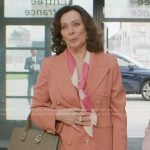 Clea’s pink double breasted blazer on Etoile