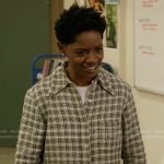 Coop’s check crochet shirt on All American