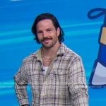 Dan Churchil’s plaid flannel shirt on Good Morning America