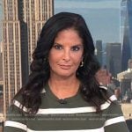 Darlene's green striped dress on Today