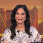 Darlene’s marble print dress on Today