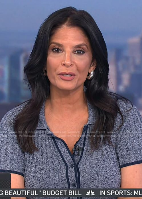 Darlene’s grey ribbed dress on Today