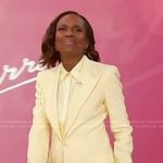 Deborah Roberts’ yellow blazer and pants on Sherri