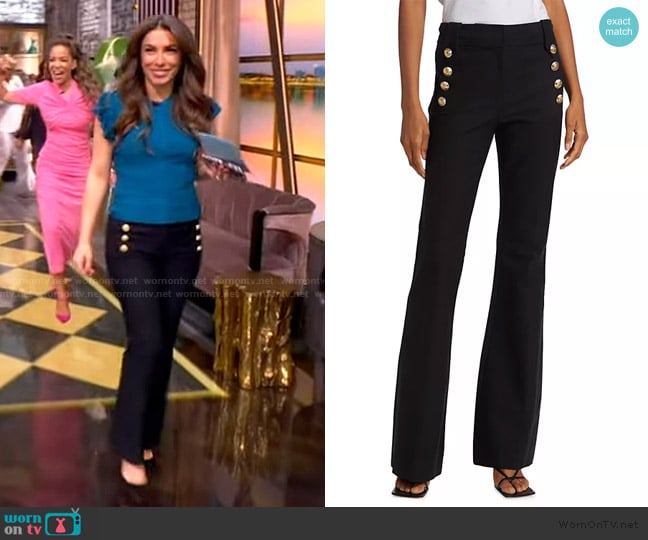 Derek Lam 10 Crosby Robertson Cropped Flare worn by Alyssa Farah Griffin on The View