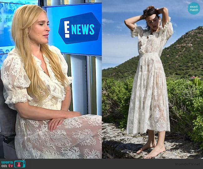 Doen Henri Top worn by Rumer Willis on E! News