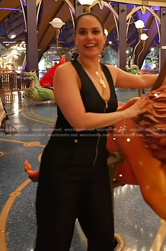 Donna's sleeveless denim jumpsuit on Today