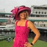 Dylan’s pink floral lace dress on Today