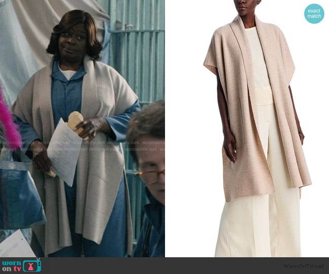 Eileen Fisher Oversized Poncho worn by Margo (Retta) on Elsbeth