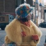 Elsbeth’s multicolored fur hat on Elsbeth