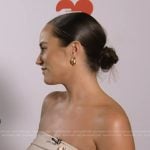 Emily’s strapless mini dress on E! News