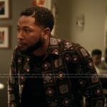 Emmett’s crochet knit jacket on The Chi