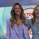 Erin Andrews’ purple blazer and shorts on Today