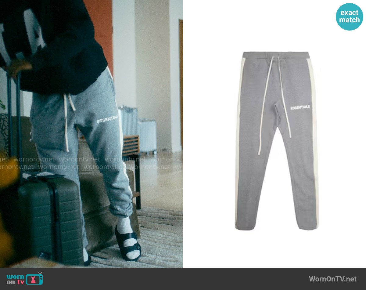 Fear Of God Essential Sweat Pants worn by Justin Edwards (Michael Cooper Jr.) on Forever