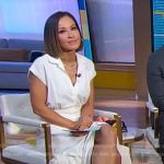 Eva’s brown heel sandals on Good Morning America
