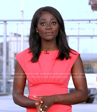 Faith Abubey’s pink dress on Good Morning America