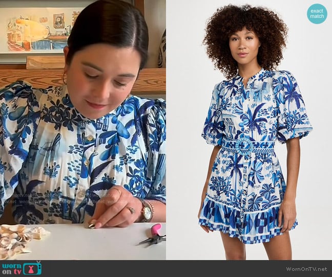 Farm Rio Sweet Rio Mini Dress worn by Ivy Odom on Today