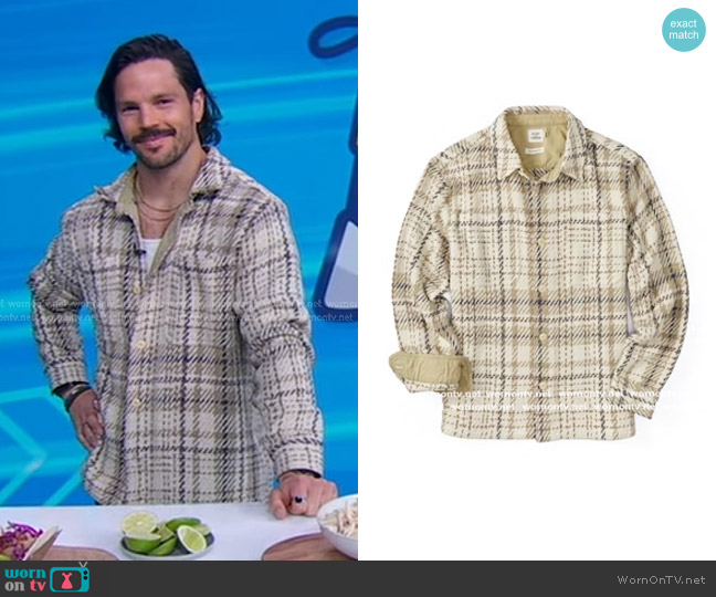 Flint and Tinder The Cabin Flannel worn by Dan Churchil on Good Morning America