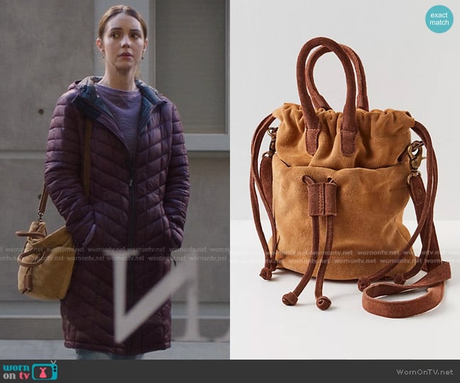 Free People Scout Slouchy Crossbody Bag worn by Jules Millin (Adelaide Kane) on Greys Anatomy