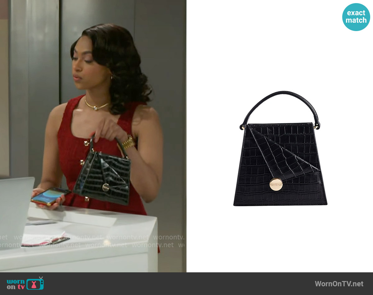 F&W Style Kandi Bag worn by Kat Richardson (Colby Muhammad) on Beyond the Gates
