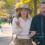 Ginny’s leopard print skirt on The Four Seasons