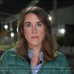 Maggie Vespa’s green puffer jacket on Today