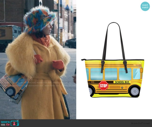 Groove Bags School Bus Tote worn by Elsbeth Tascioni (Carrie Preston) on Elsbeth