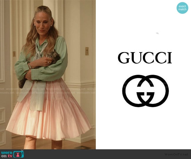Gucci Vintage Skirt worn by Carrie Bradshaw (Sarah Jessica Parker) on And Just Like That