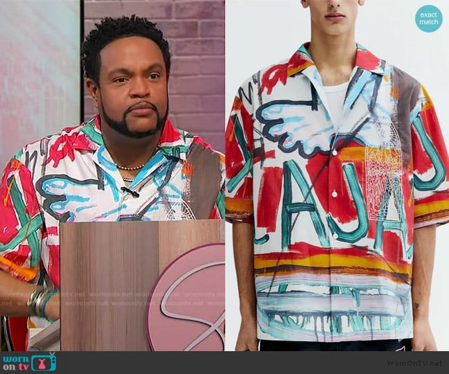 H&M x Jean-Michel Basquiat Resort Shirt worn by Jawn Murray on Sherri