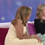 Hoda’s gold heel sandals on Today