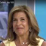 Hoda’s pearl hoop earrings on Today