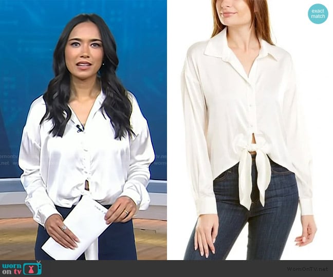 Hutch Robbie Shirt worn by Emilie Ikeda on Today