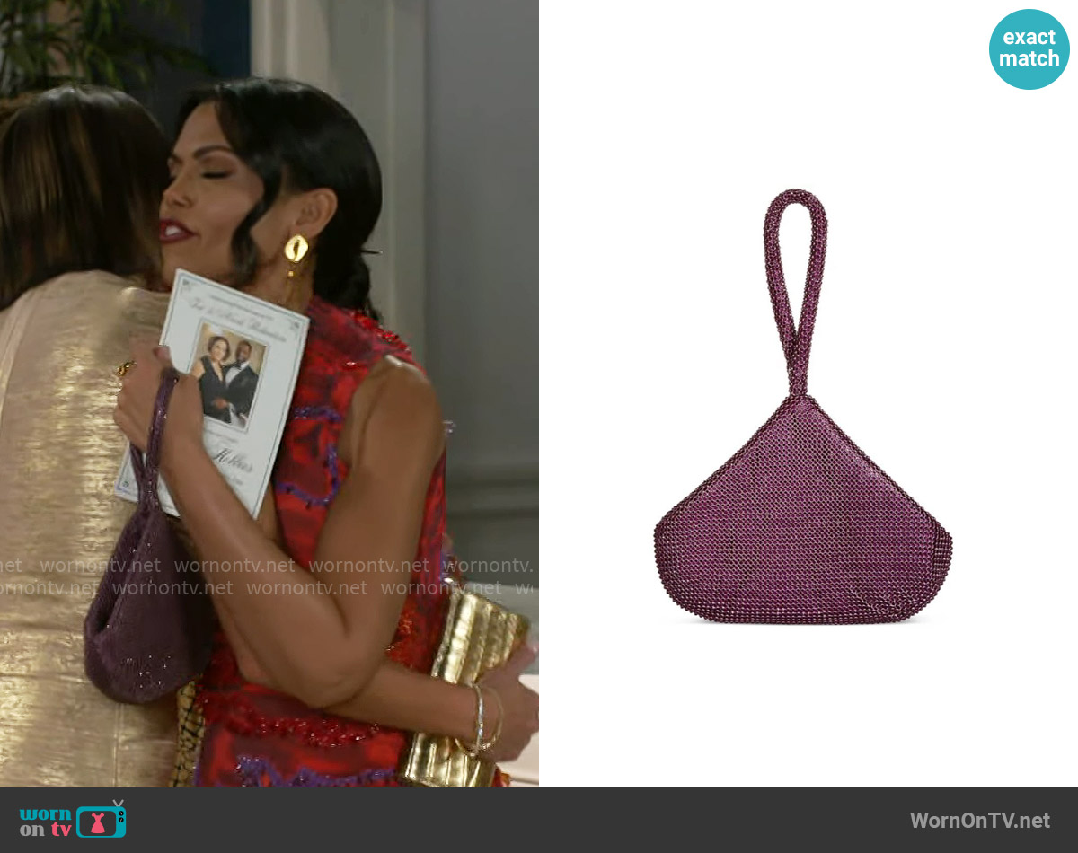 INC International Concepts Doris Evening Bag worn by Dani Dupree (Karla Mosley) on Beyond the Gates