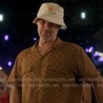 Jack’s brown paisley shirt on The Four Seasons