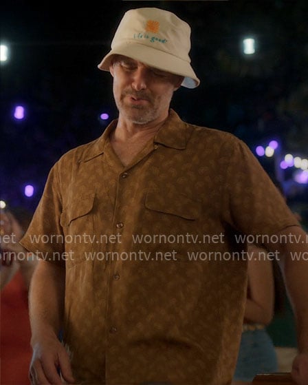 Jack's brown paisley shirt on The Four Seasons