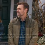 Jack’s green quilted jacket on The Four Seasons