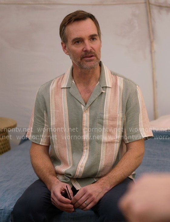 Jack's green striped shirt on The Four Seasons