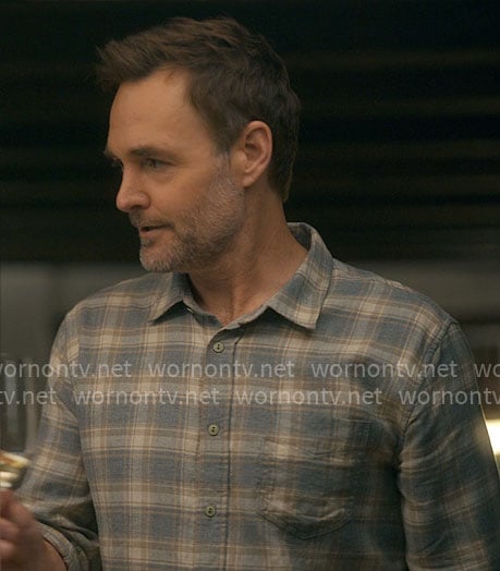 Jack’s grey plaid shirt on The Four Seasons