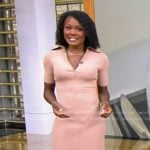 Janai’s pink polo dress on Good Morning America