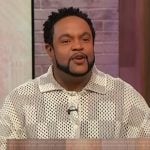 Jawn’s crochet knit shirt on Sherri